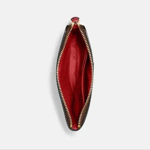 Coach Signature PVC Corner Zip Wristlet - Picture 2 of 6